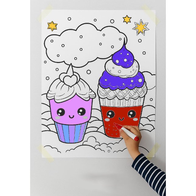 Color Yourself Kawaii Wall Poster (Von Creator hochgeladen)