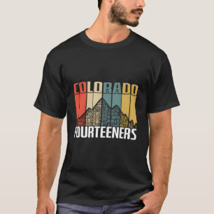 Colorado 14er Wanderung Fourteeners Retro Vintag G T-Shirt