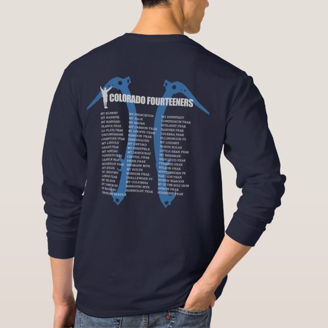 Colorado 14ers T-Shirt (Rückseite)