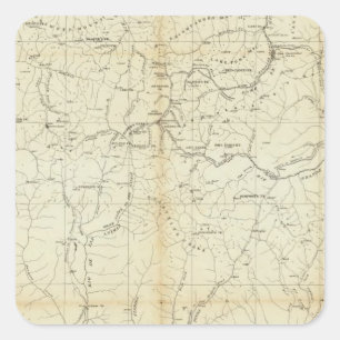 Colorado 2 quadratischer aufkleber