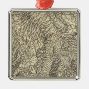 Colorado 2 silbernes ornament