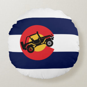 Colorado 4 Wheeling Rundes Kissen