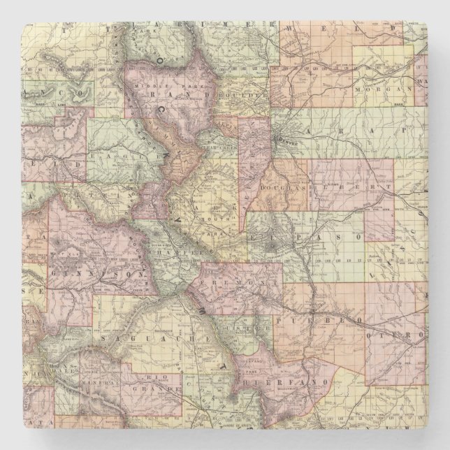 Colorado 5 steinuntersetzer (Vorderseite)