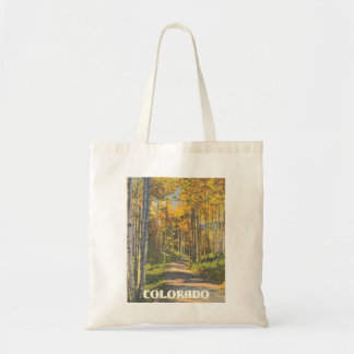 Colorado Aspen Trees Vintage Image Tragetasche