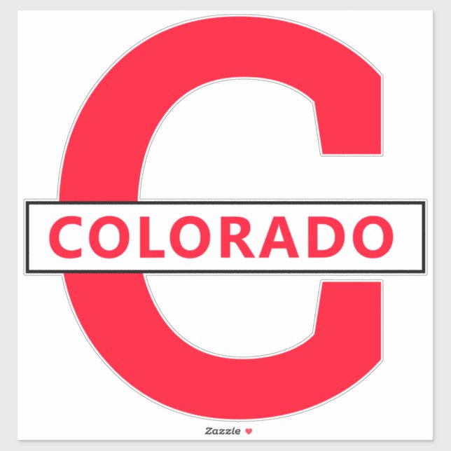 Colorado Aufkleber (Blatt)