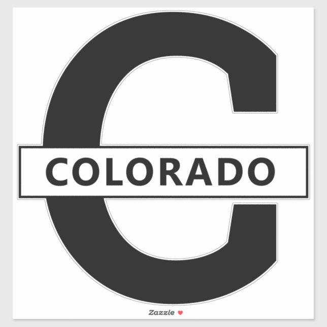 Colorado Aufkleber (Blatt)