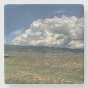 Colorado-Bauernhof Steinuntersetzer