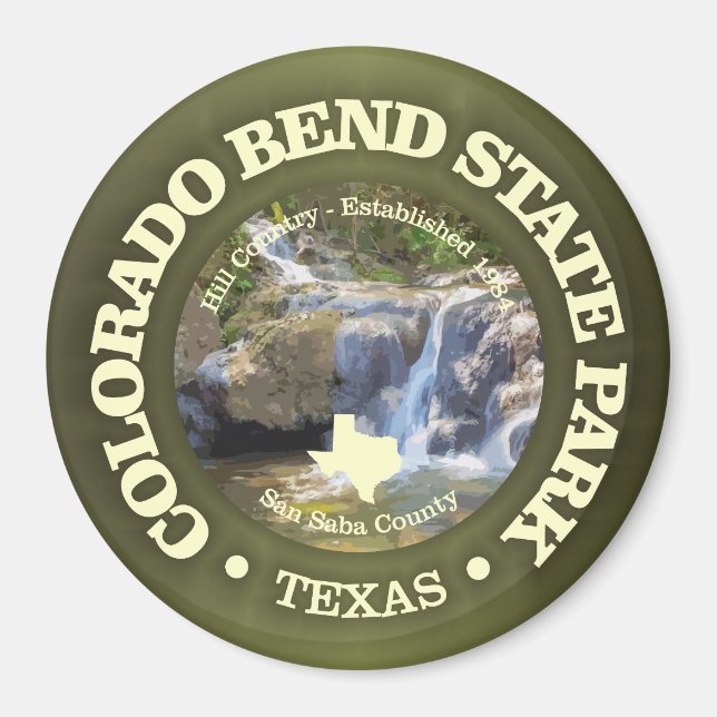 Colorado Bend SP Magnet (Vorne)