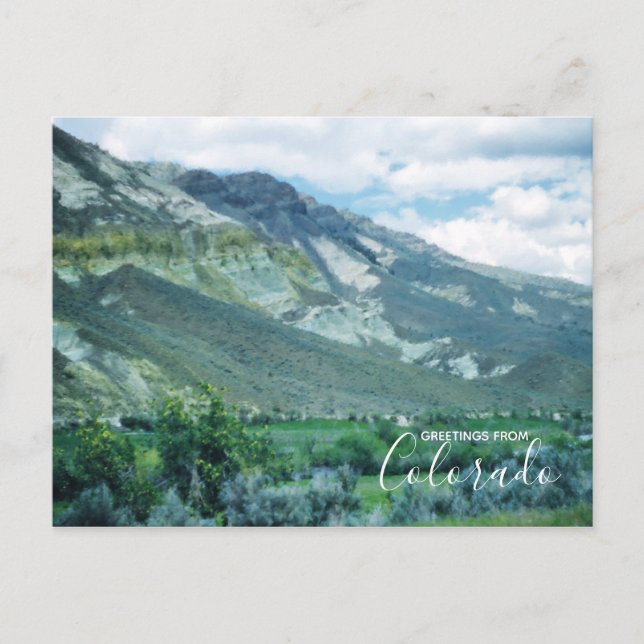 Colorado Berg Landschaft Postkarte (Vorderseite)