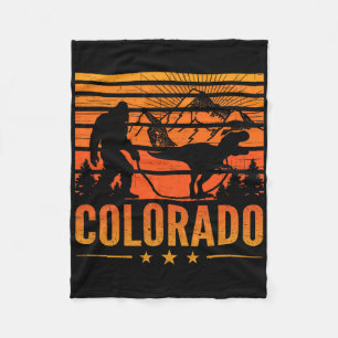 Colorado Bigfoot Berg Dinosaurier Bigfoot Camping Fleecedecke
