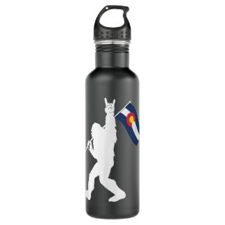 Colorado Bigfoot Rock and Roll Gift for Squatch Be Edelstahlflasche