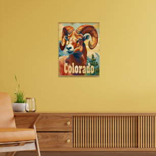Colorado Bighorn Schafe Poster