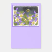 Colorado Blue Columbine Painting - Original Art