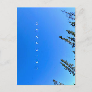 Colorado Blue Sky Postcard Postkarte