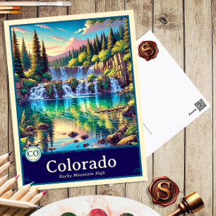 Colorado   Carte postale ombragée style Anime