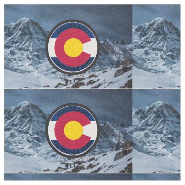 Colorado Circle Flag Stoff (Nahaufnahme)