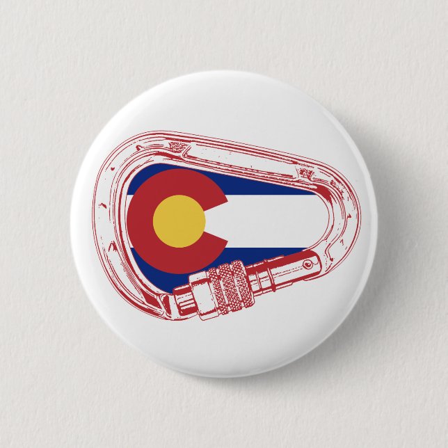 Colorado Climbing Carabiner Button (Vorderseite)