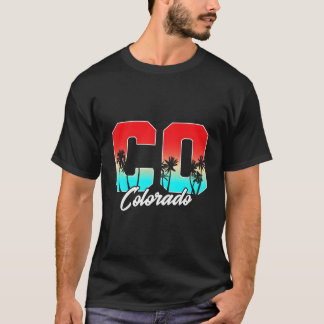 Colorado Co Palme Staat T-Shirt