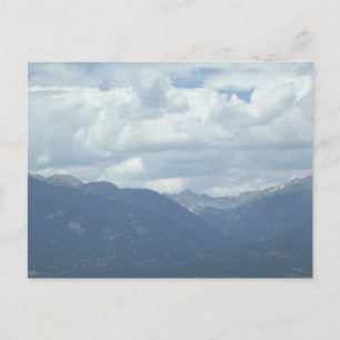 Colorado Collegiate Peaks unter bewölktem Himmel Postkarte