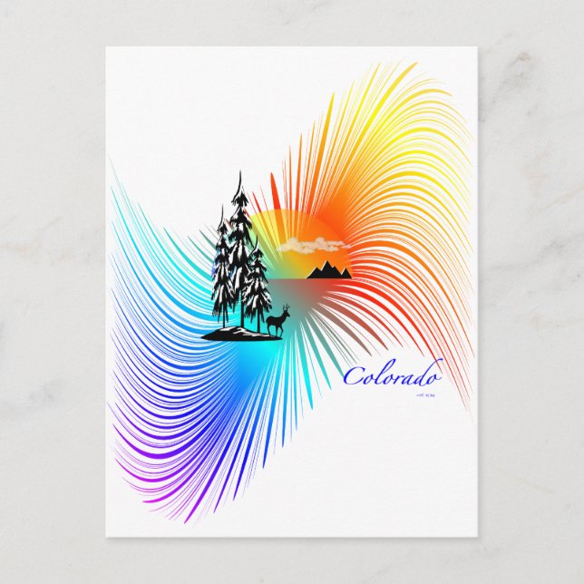 Colorado Colors Postkarte (Vorderseite)