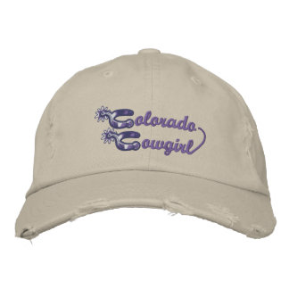 Colorado Cowgirl bestickt Bestickte Kappe