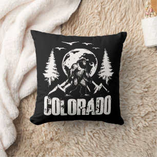 Colorado Day Bigfoot Vintages Wandern Kissen