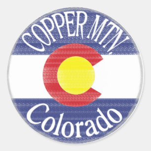 Colorado de la montagne de cuivre autocollants