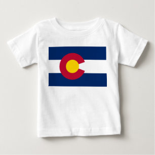 Colorado: Die Centennial-Flagge der USA-Staates Baby T-shirt