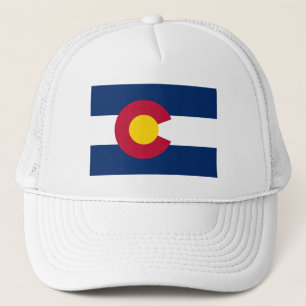 Colorado: Die Flagge des hundertjährigen US-Bundes Truckerkappe