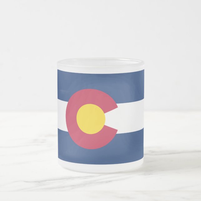 Colorado: Die hundertjährige US-Staatsflagge Mattglastasse (Mittel)