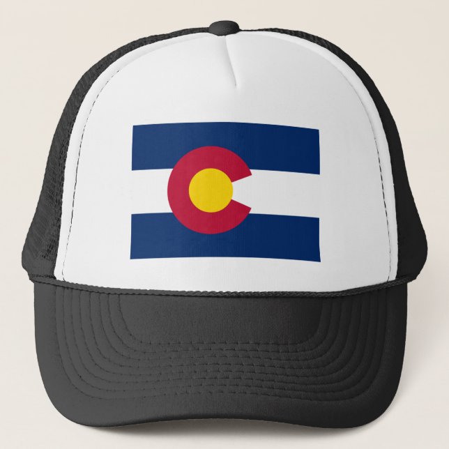 Colorado: Die hundertjährige US-Staatsflagge Truckerkappe (Vorderseite)
