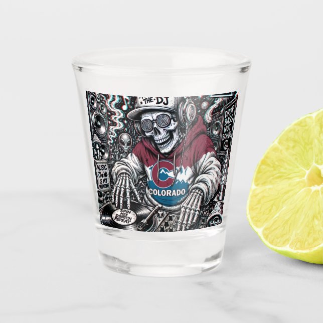 Colorado Dj Schnapsglas (Vorderseite)