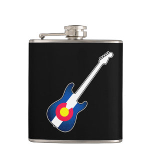 Colorado drapeau guitare flacon vinyle enveloppé