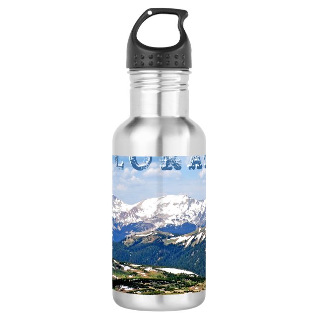 Colorado Edelstahlflasche (Vorderseite)