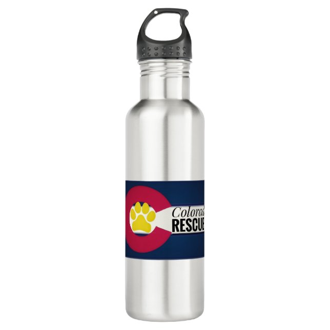 Colorado Edelstahlflasche (Vorderseite)