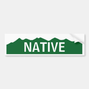 Colorado-Eingeborener Autoaufkleber