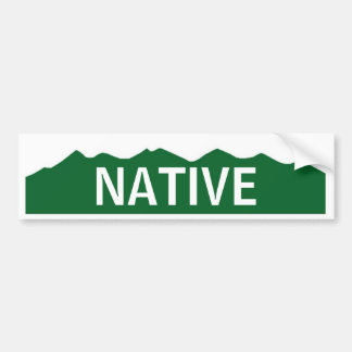 Colorado-Eingeborener Autoaufkleber