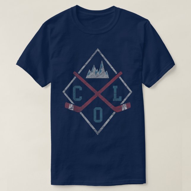 Colorado Eishockey T-Shirt Rocky Mountains Winters (Design vorne)