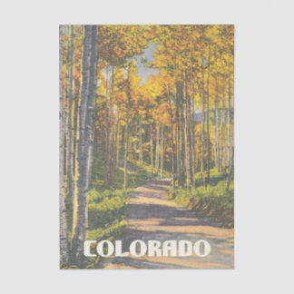 Colorado Espen Bäume Vintage Seidenpapier