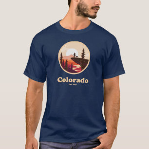 Colorado Est 1876 Dunkles T-Shirt