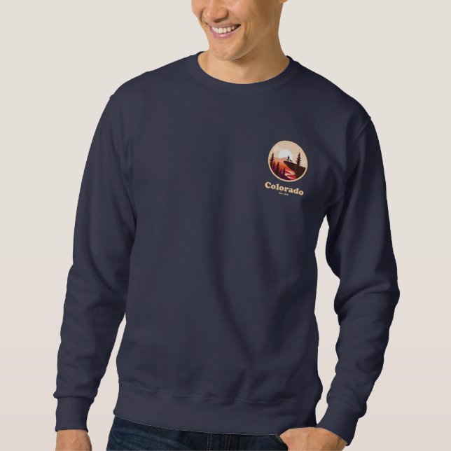 Colorado Est 1876 Herren Basic Sweatshirt (Vorderseite)