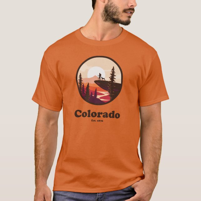 Colorado est. 1876 T-Shirt (Devant)