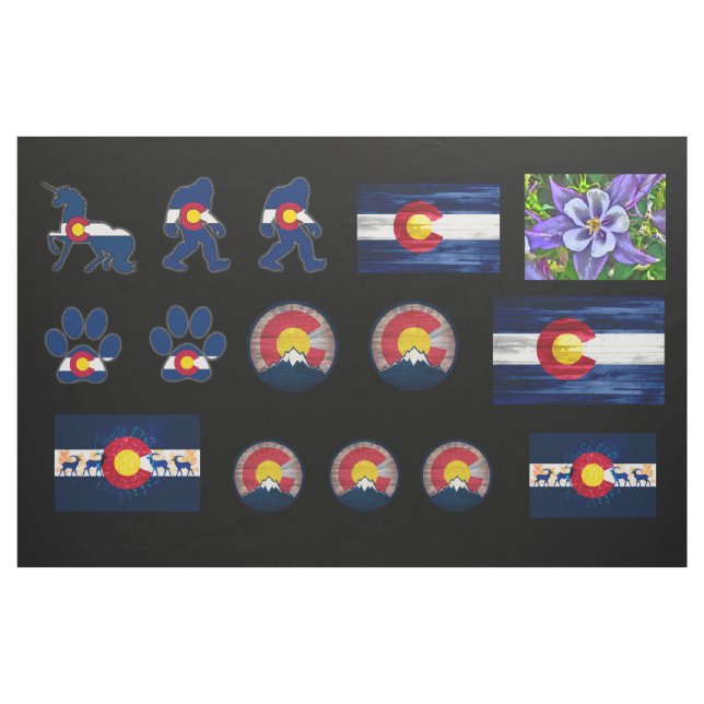 Colorado Fabric Mosaik Stoff (Yard (91,4 cm))