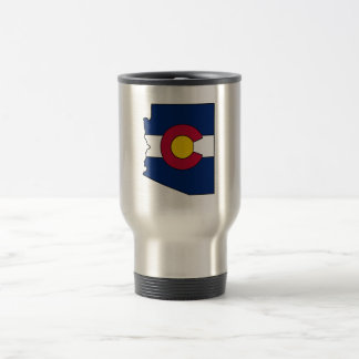 Colorado Fahne Arizona Kontur Reisetog Reisebecher