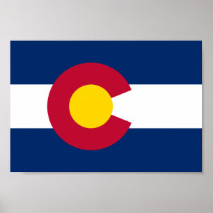 Colorado-Fahne Poster