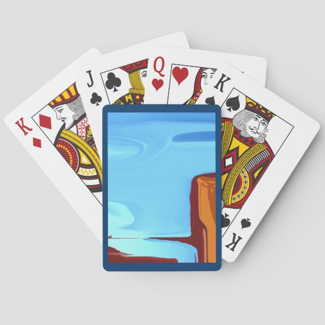 Colorado fällt Artistic Königs Spielkarten (Rückseite)
