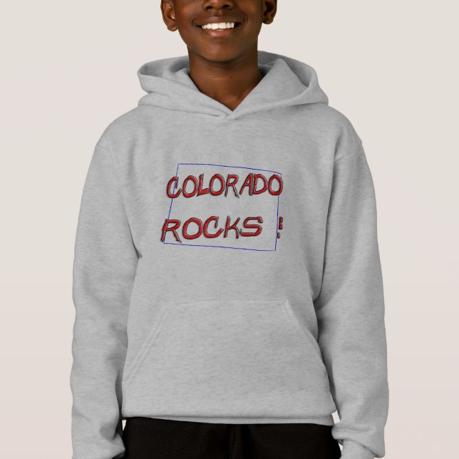 Colorado-FELSEN Hoodie (Vorderseite)
