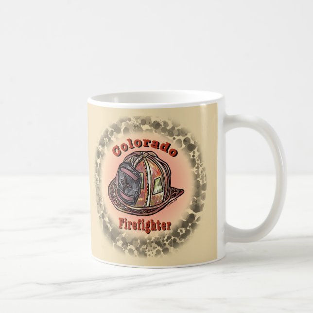 Colorado Firefighter-Tasse Kaffeetasse (Rechts)