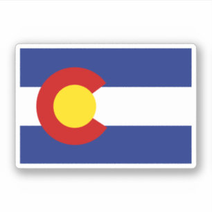 Colorado Flag Aufkleber