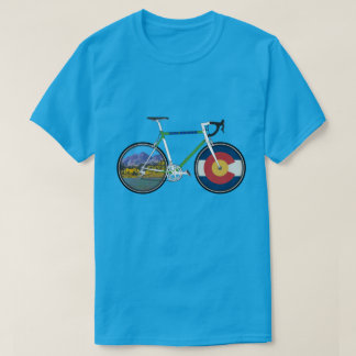 Colorado Flag Bike T-Shirt